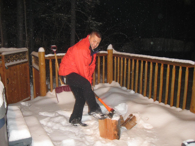 Kinda looks like I just chopped my own foot!