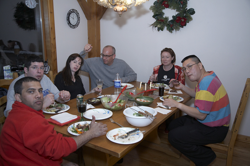 Matt is testing to see if Dolly is still alive or just brain-dead...