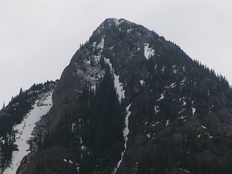 The crux on this day was somewhere at lower right.