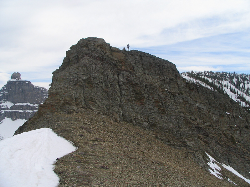 That's as far as she went.