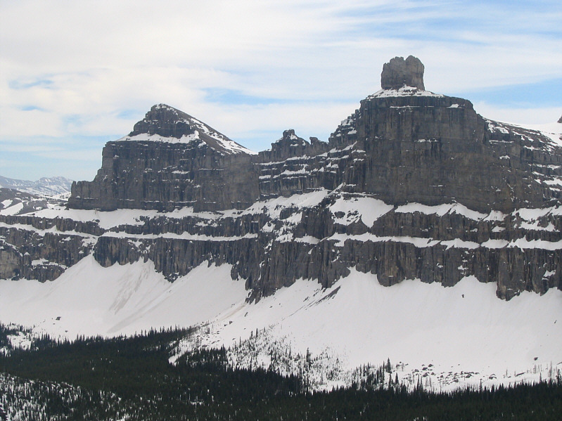 We heard a few avalanches come from this direction throughout the day.
