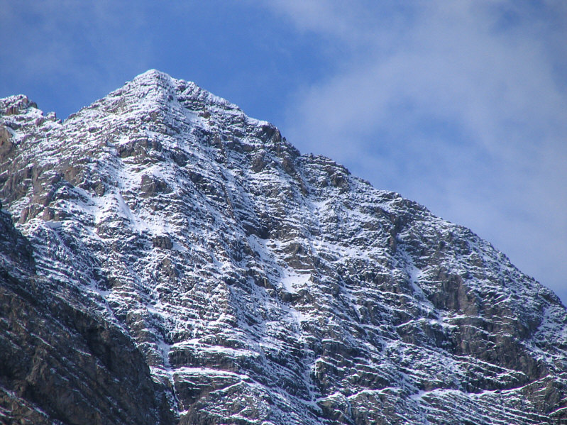 The mountain is probably seldom climbed.