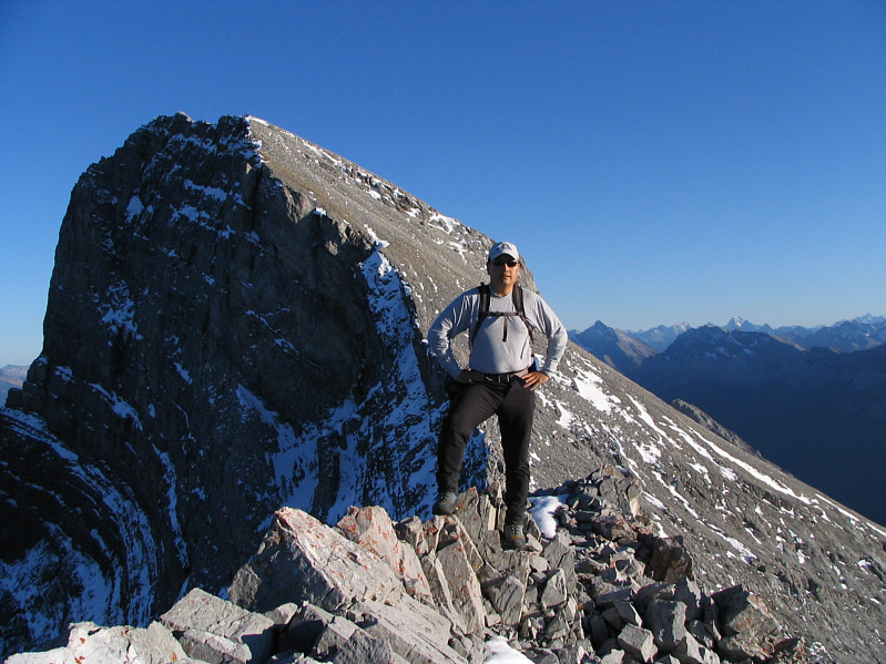 I'm standing on the second bump.