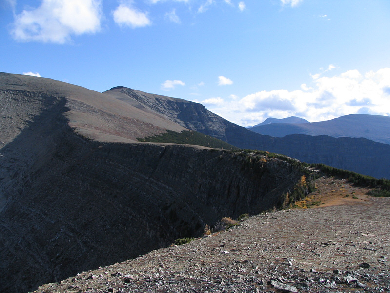 The summit is still about 2 km away.