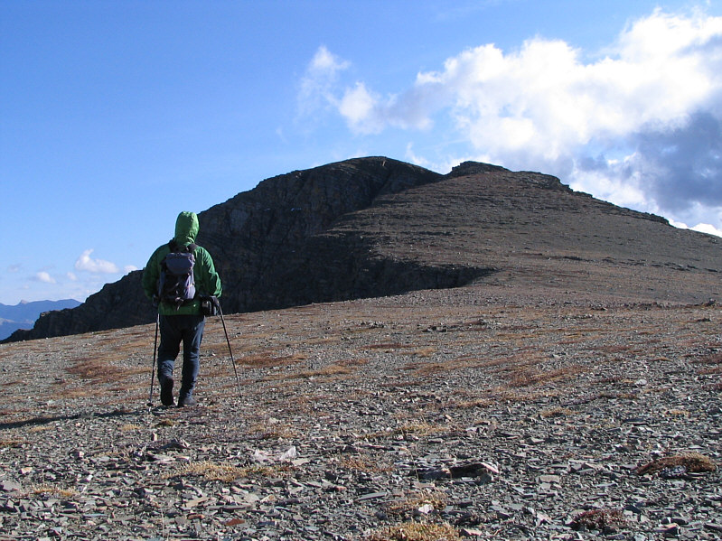 The summit is about 15 minutes away from here.