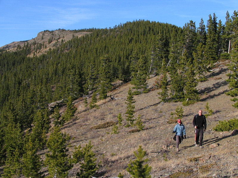 A very pleasant descent route with little bushwhacking.
