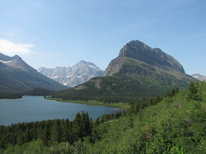 Mount Gould is on the Continental Divide.