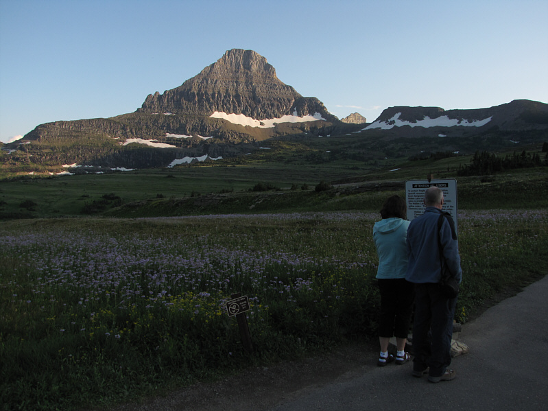 There was a notice about a backpacker that went missing near here.