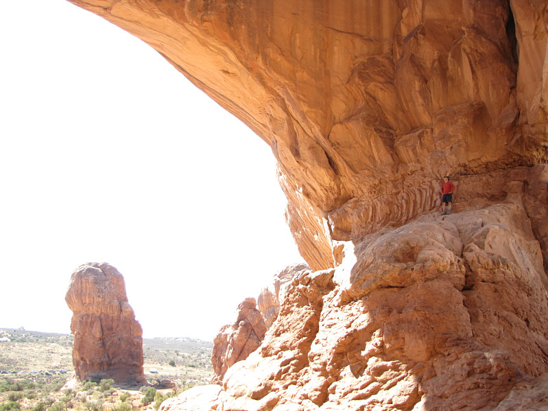 It was fun scrambling up here.