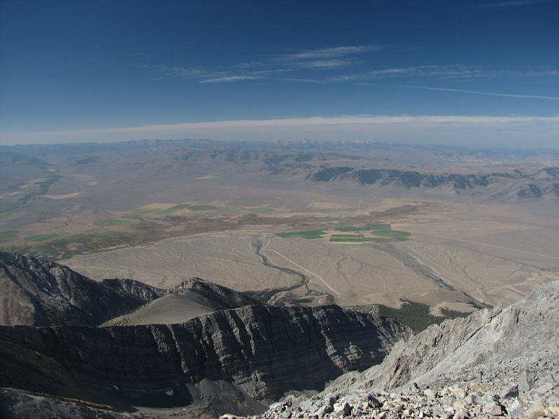 I could see my car from up here!