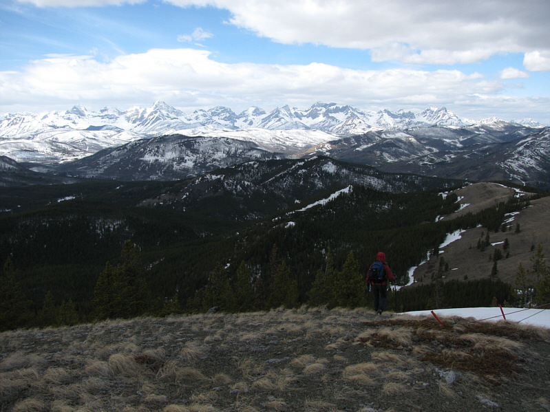 Too steep and too much snow!