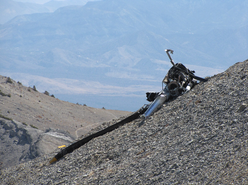 Must have been one of those free heli tours the street vendors were giving out on the Strip!