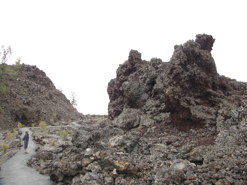 It's tempting to climb on these formations, but off-trail hiking is forbidden at the north end of the park.
