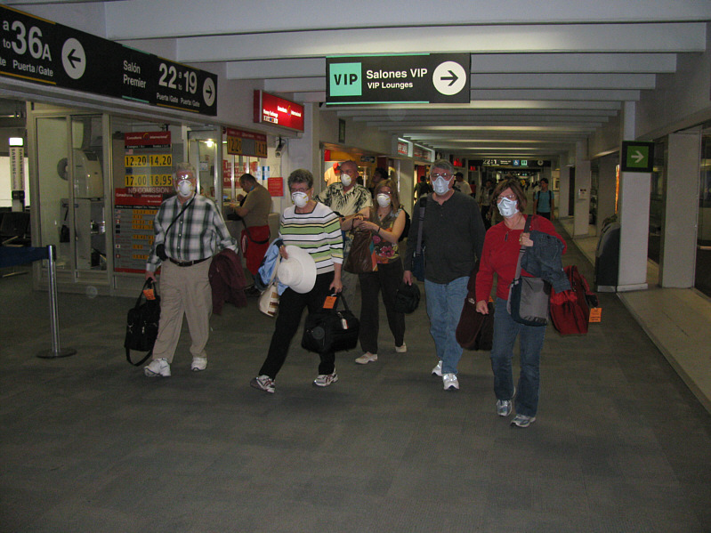 I didn't bother wearing a mask--much ado about nothing in my opinion.