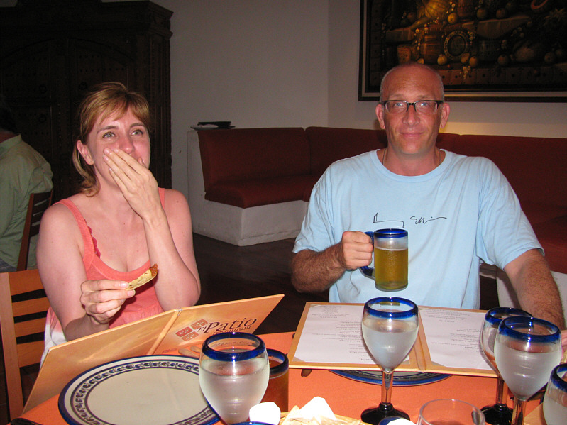 Ouch!  Always watch what you eat, especially in a Mexican restaurant!