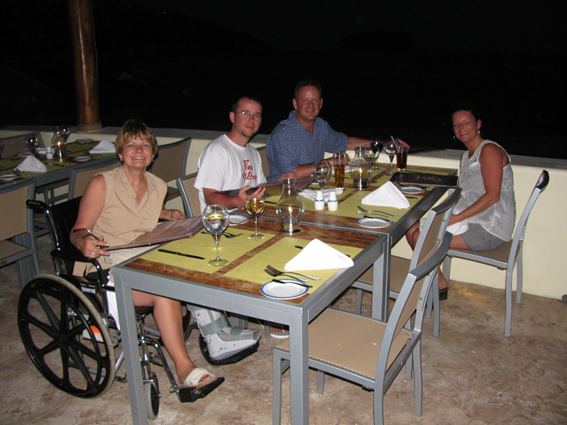 Sandi was a real trooper coming on this trip despite being stuck in a wheelchair.