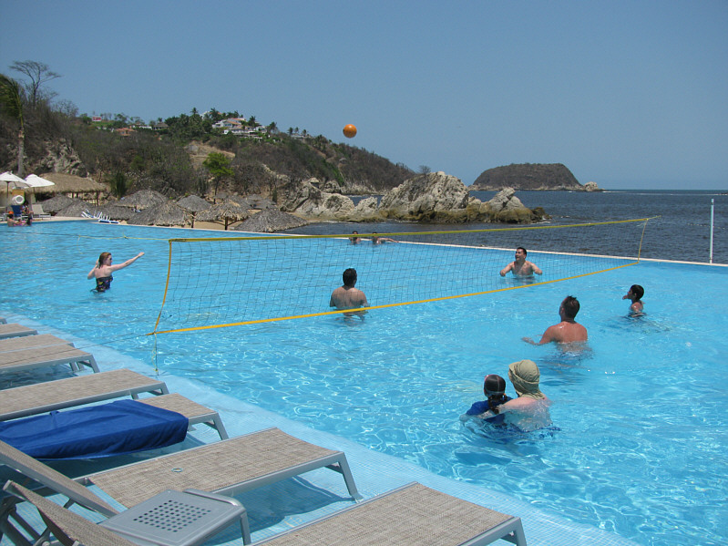 Wow.  Joanne is actually in the water!