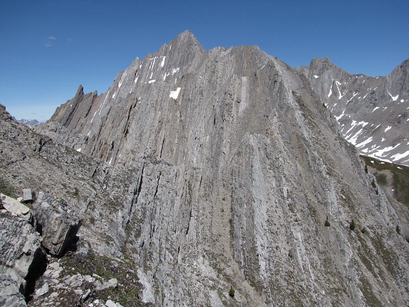 The crux is somewhere in the middle of this photo.