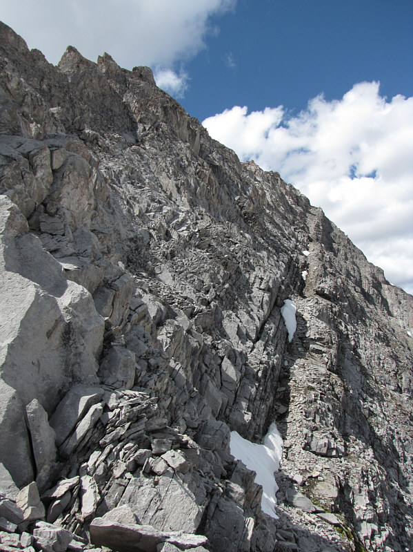 The ledge is still exposed in a few spots though, so some care is still required.