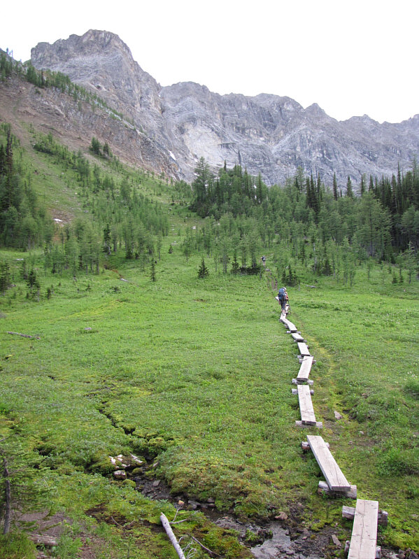It took us about 3 hours to backpack to the lake.