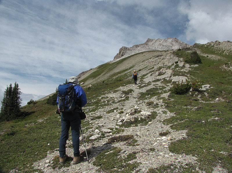 Surprisingly, no one else followed us up there on this day.