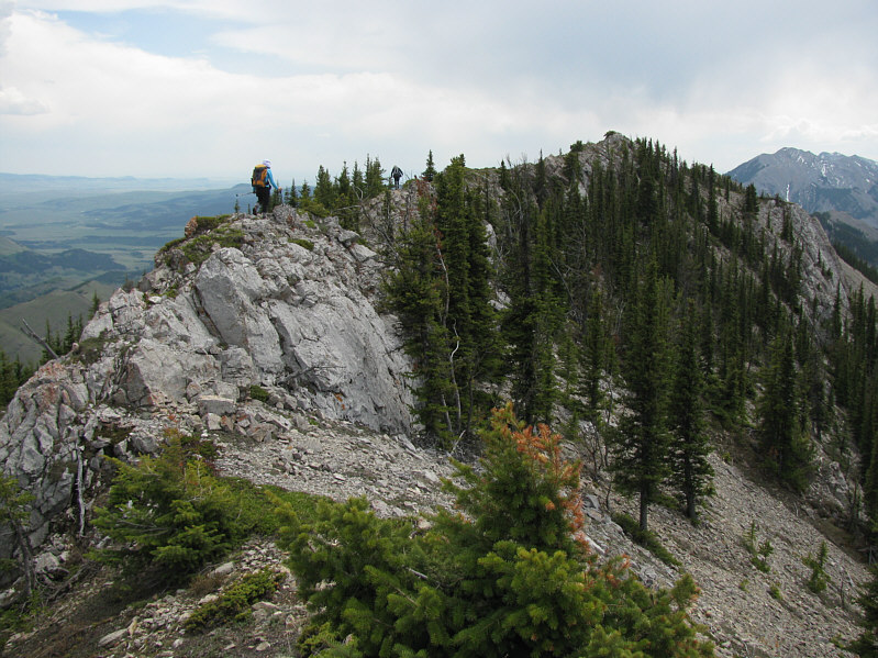 It would have been nice to traverse the entire ridge, but that would have left us very far from our car.
