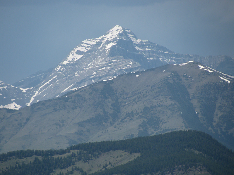 Threatening clouds marred a lot of the surrounding views on this day.