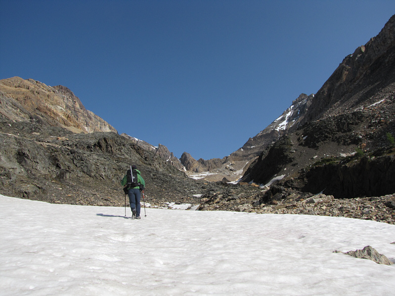 The elevation gain here is almost imperceptible.