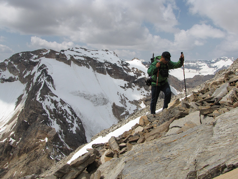 I started hearing voices here (it was only the hikers in the basin)!