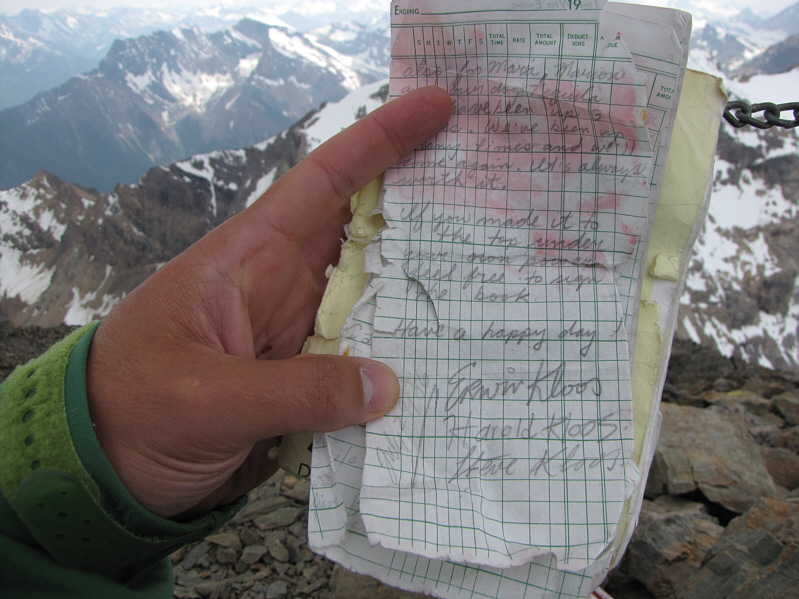 Kinda strange that they would use some sort of payroll time sheet for the register!