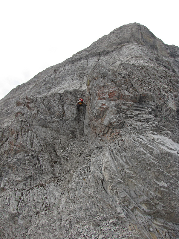 I bet Santa never had to down-climb a chimney like this!