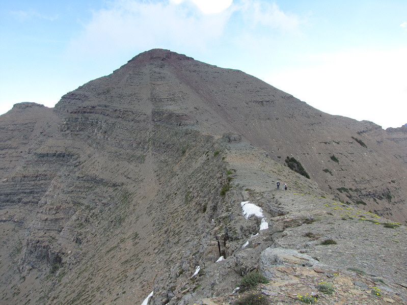 This side of Mount Roche is much tamer.