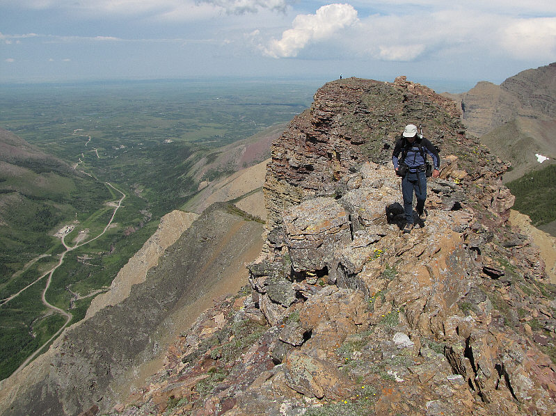 The ridge definitely has an airy feel to it!