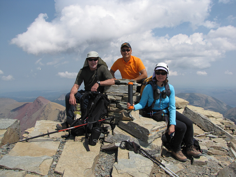 We didn't bother signing the mess of papers inside the register canister.