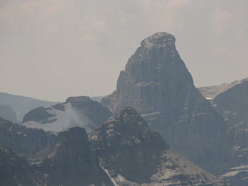 It is also known as Shark Fin Peak.