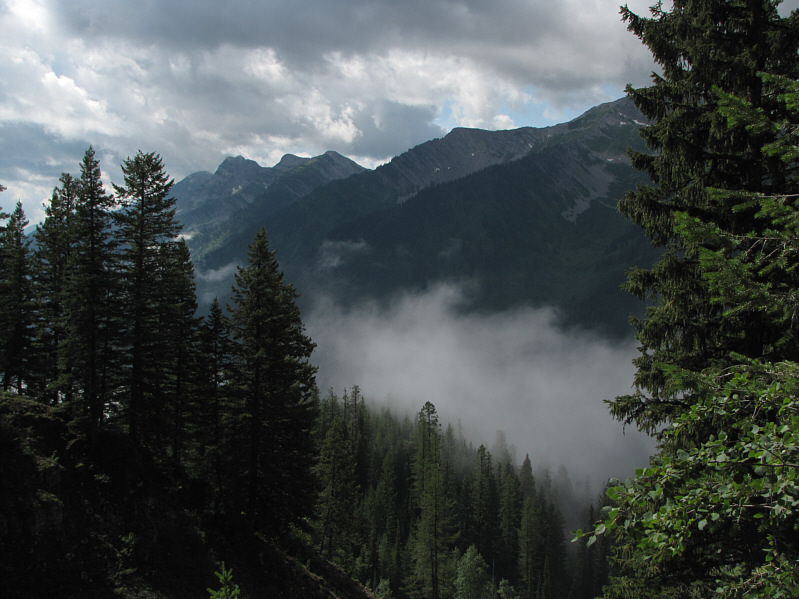 It's always cool to be able to climb above the mist.