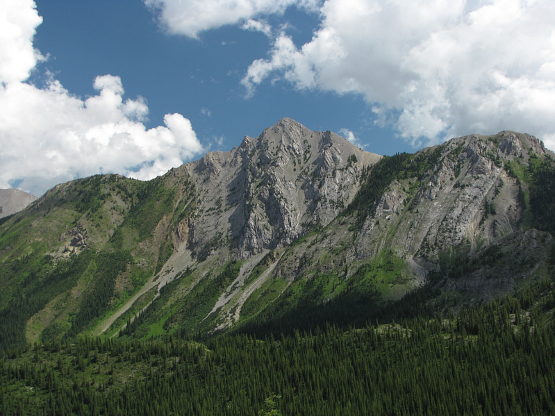 It is 230 metres higher than the official Mount Fernie to the southeast (not visible here).