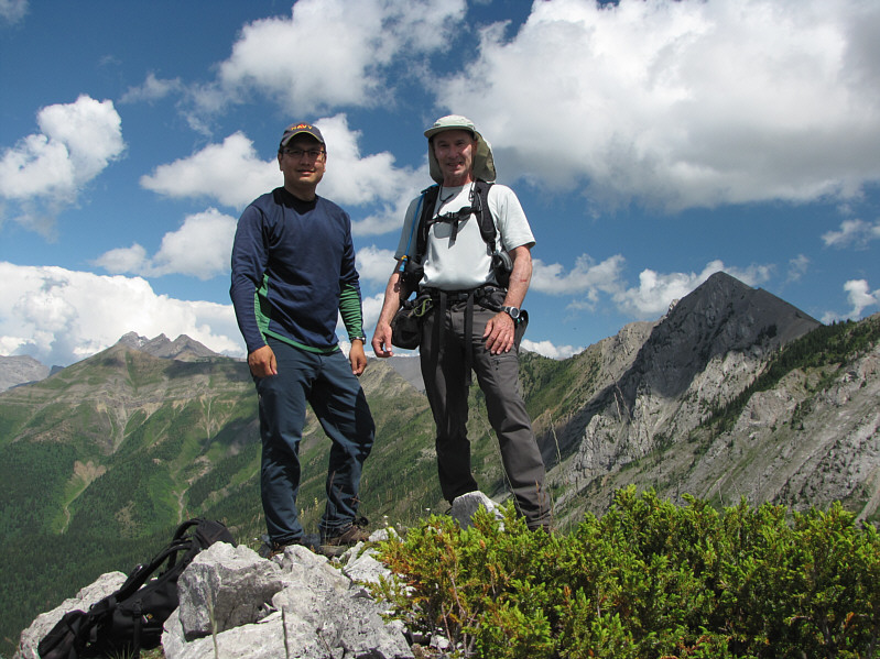 Who would have thought earlier this morning that we would be bagging a second summit for the day?