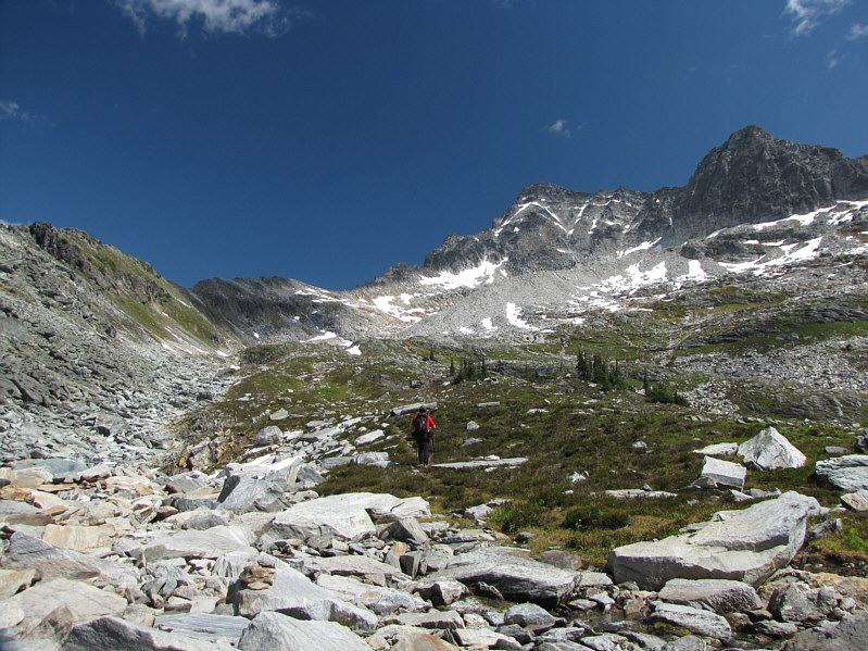 That notch in the ridge was beginning to worry me...