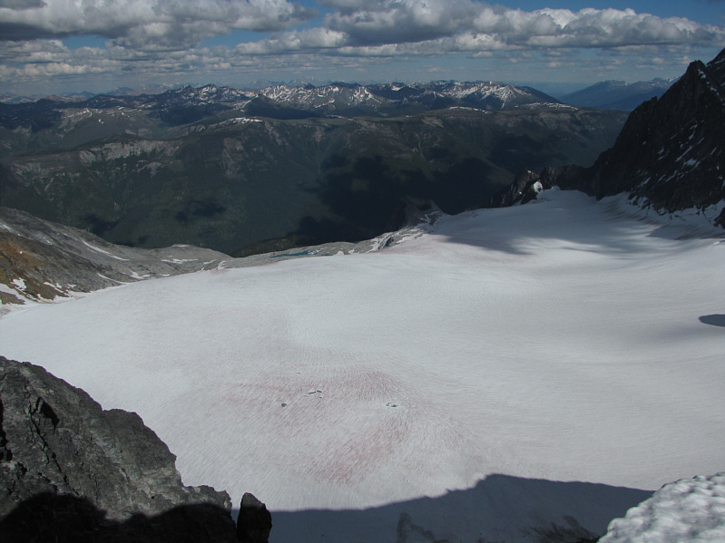 And if you look carefully, just left of centre behind Bald Mountain is Copperstain Mountain.