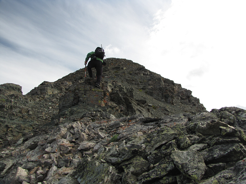 Actually, I could have just as easily walked around the large block!