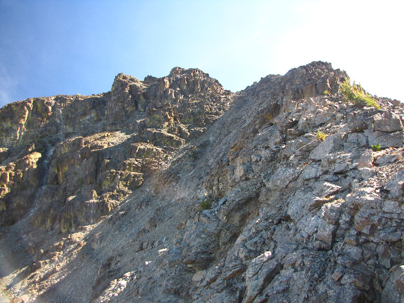 Fun scrambling on this ridge, but I was too tired to enjoy it!