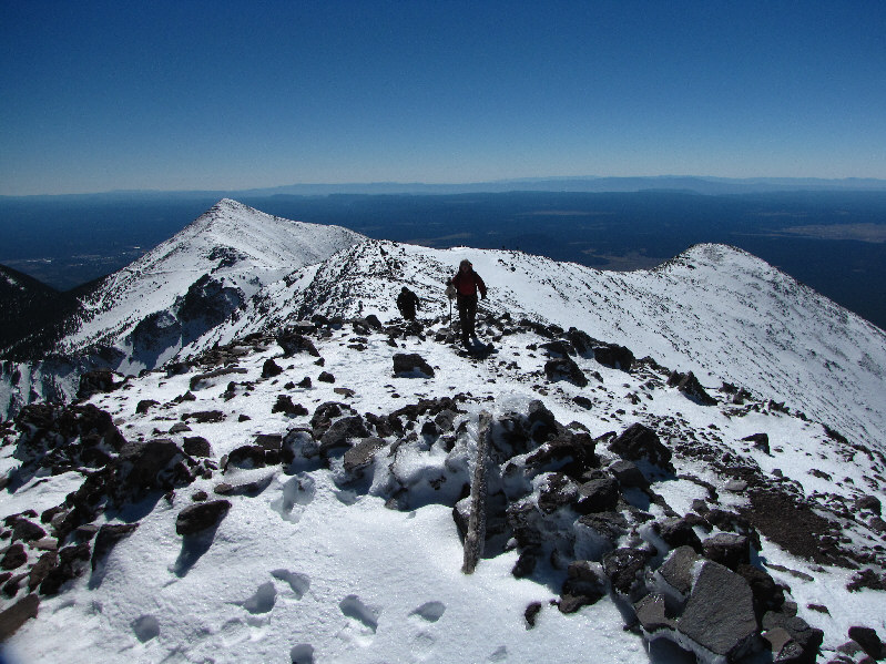 One Arizona 12,000-footer down, and one to go...