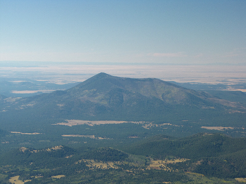 I'm not sure if you can spot the lookout tower in this photo...