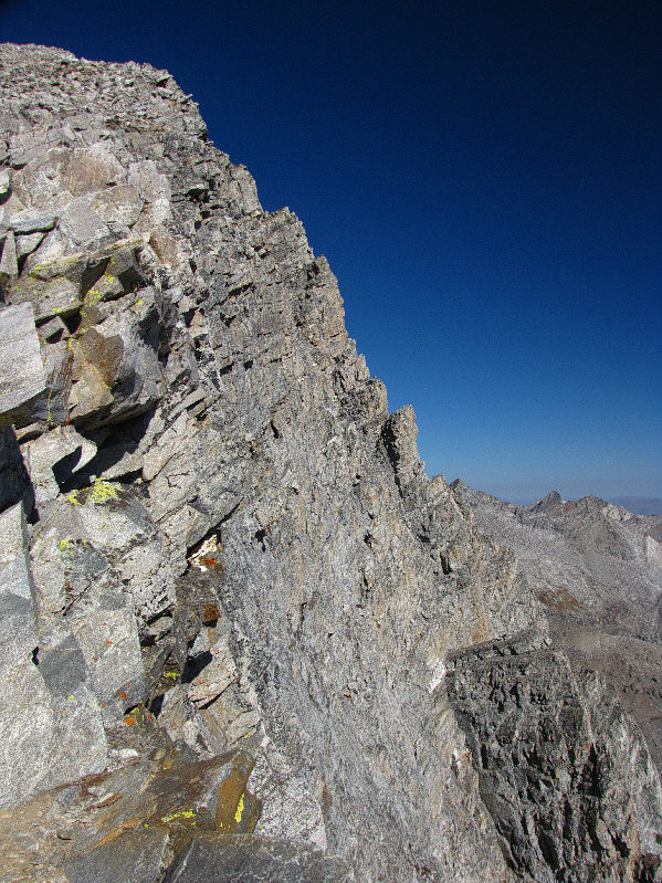 Studying topo maps, I had considered approaching the peak from this side.  Of course, what looks good on paper...