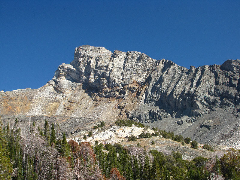 It's got more wrinkles than the younger Hyndman Peak!