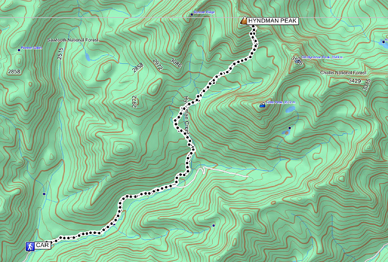 Maybe add 0.5 km distance and 150 m elevation gain.
