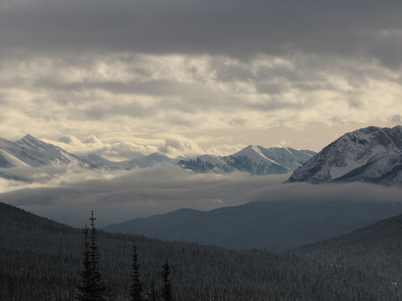 The clouds that fill this valley always look surreal...