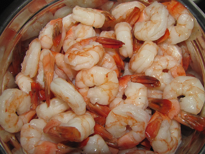 The shrimp tasted fabulous!