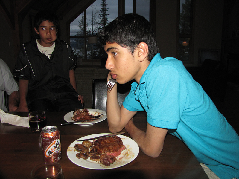 Keep eating, Nathan.  You could use the extra protein!